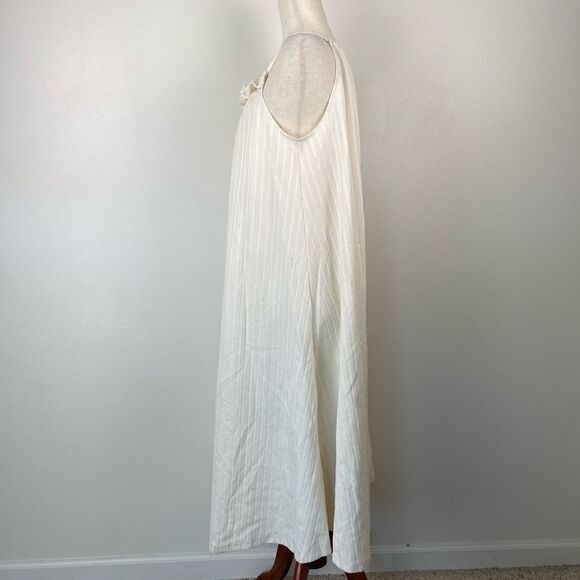 NWOT Free People Linen Blend Midi Dress Size S - Picture 3 of 8